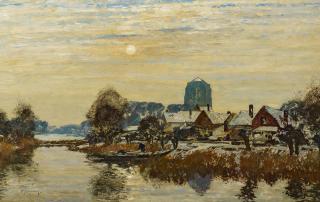 Max Clarenbach - Blick auf Zierikzee in Holland