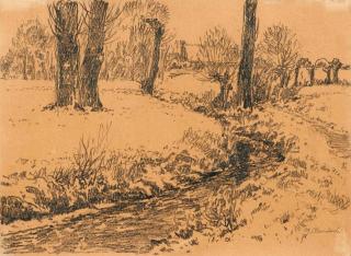 Max Clarenbach - Flusslandschaft