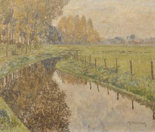 Max Clarenbach - Frühling an der Erft.