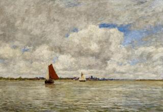 Max Clarenbach - Holländische Küstenlandschaft