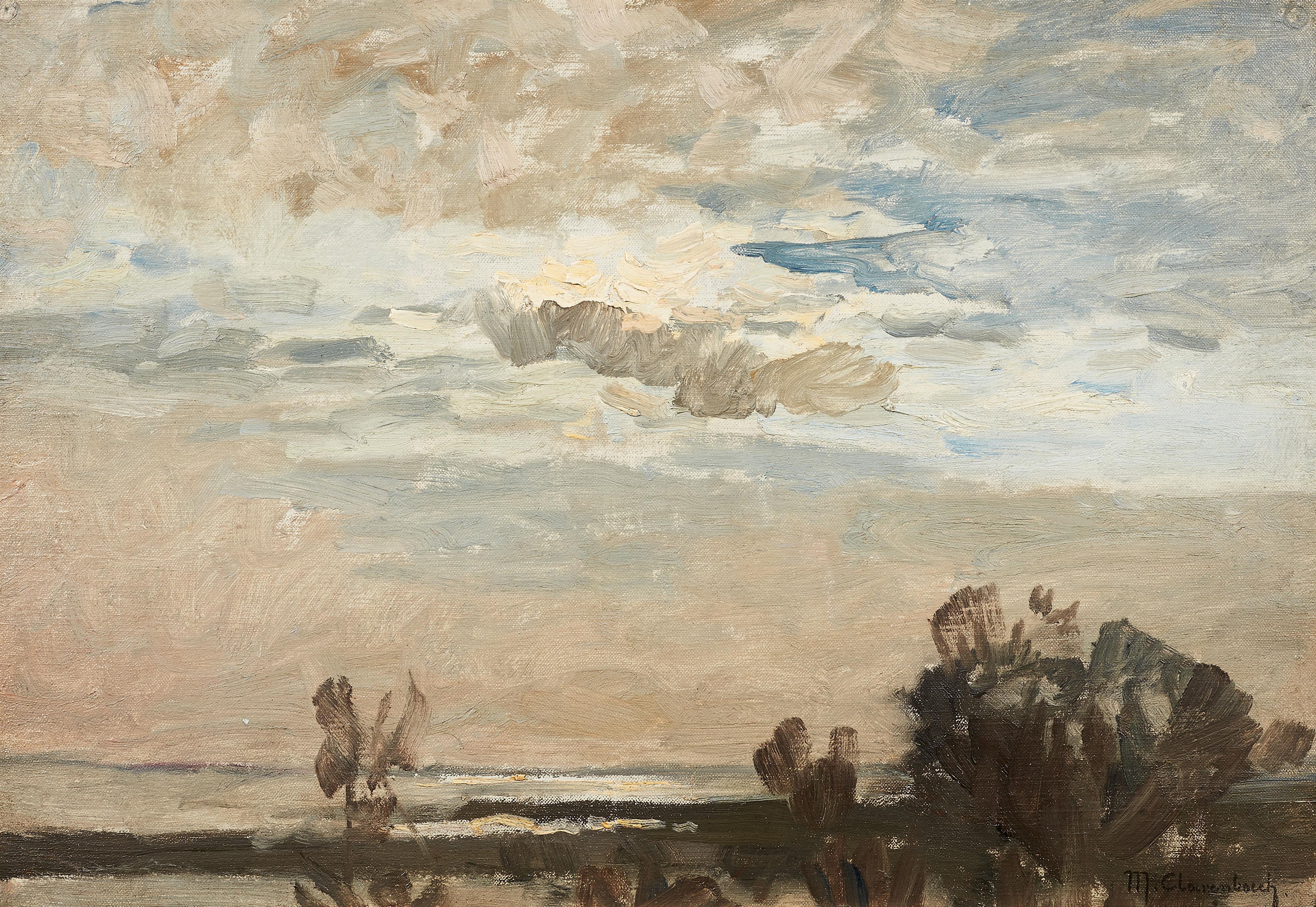 Max Clarenbach - Mondnacht-Studie III