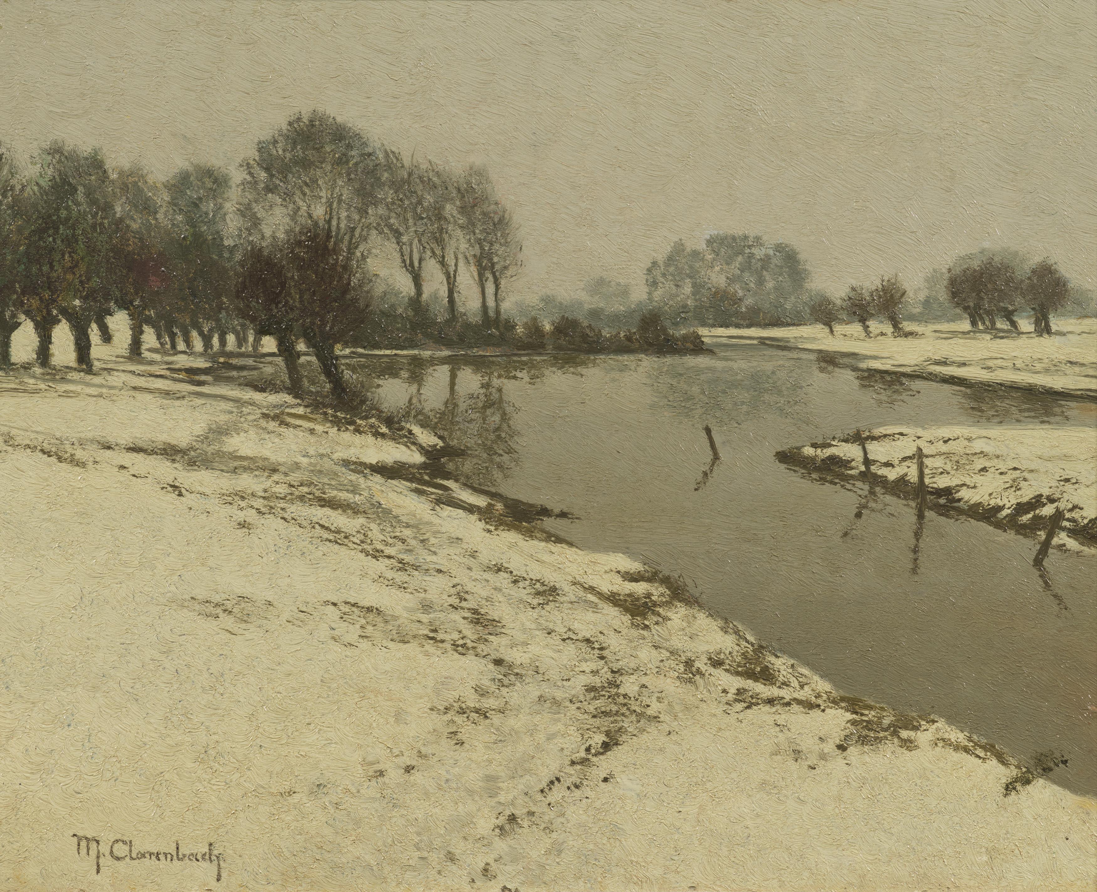 Max Clarenbach - Winter an der Erft.