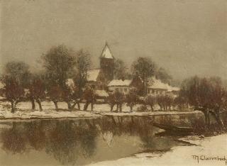 Max Clarenbach - Winter in Wittlaer