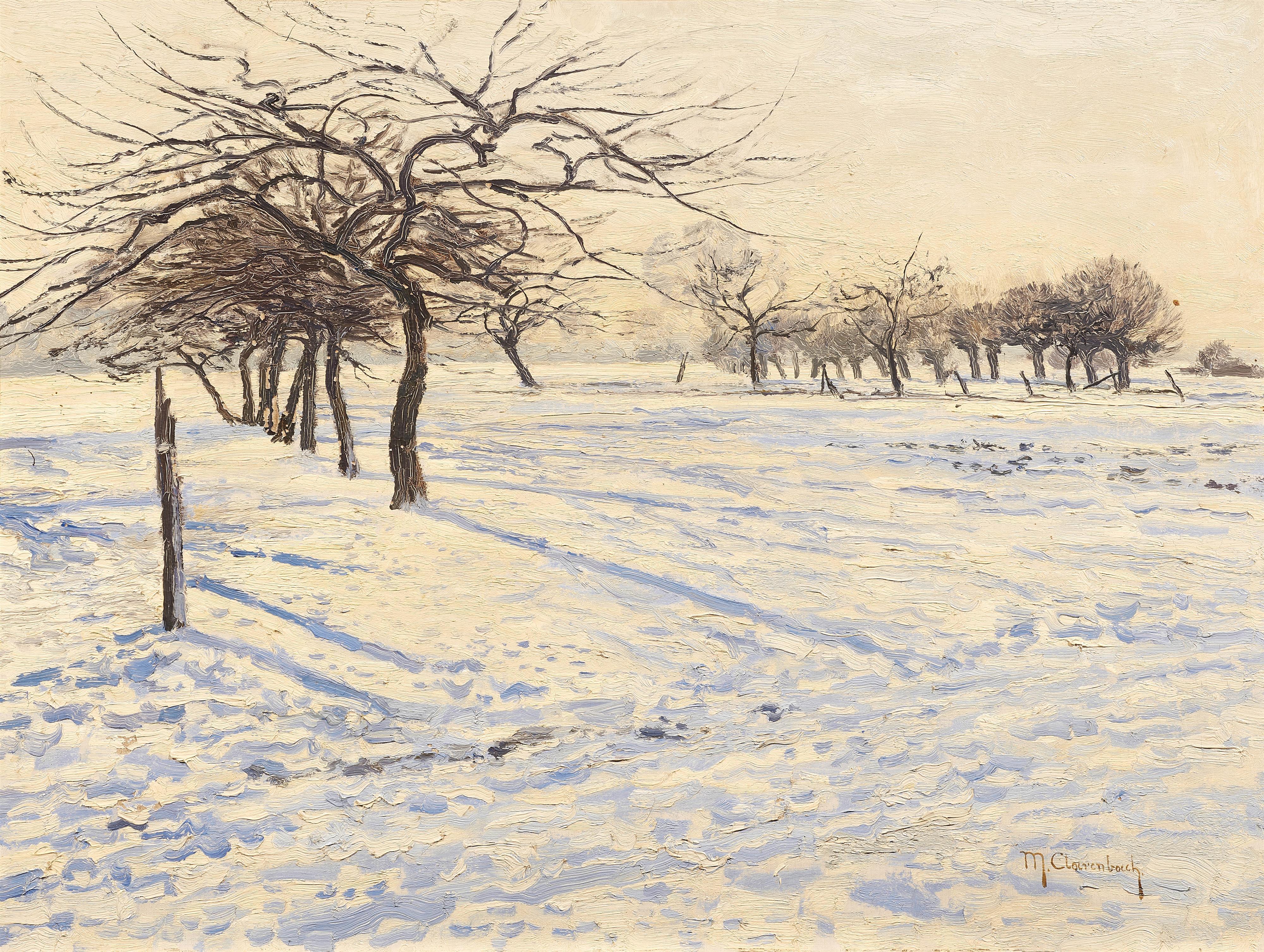 Max Clarenbach - Winterlandschaft