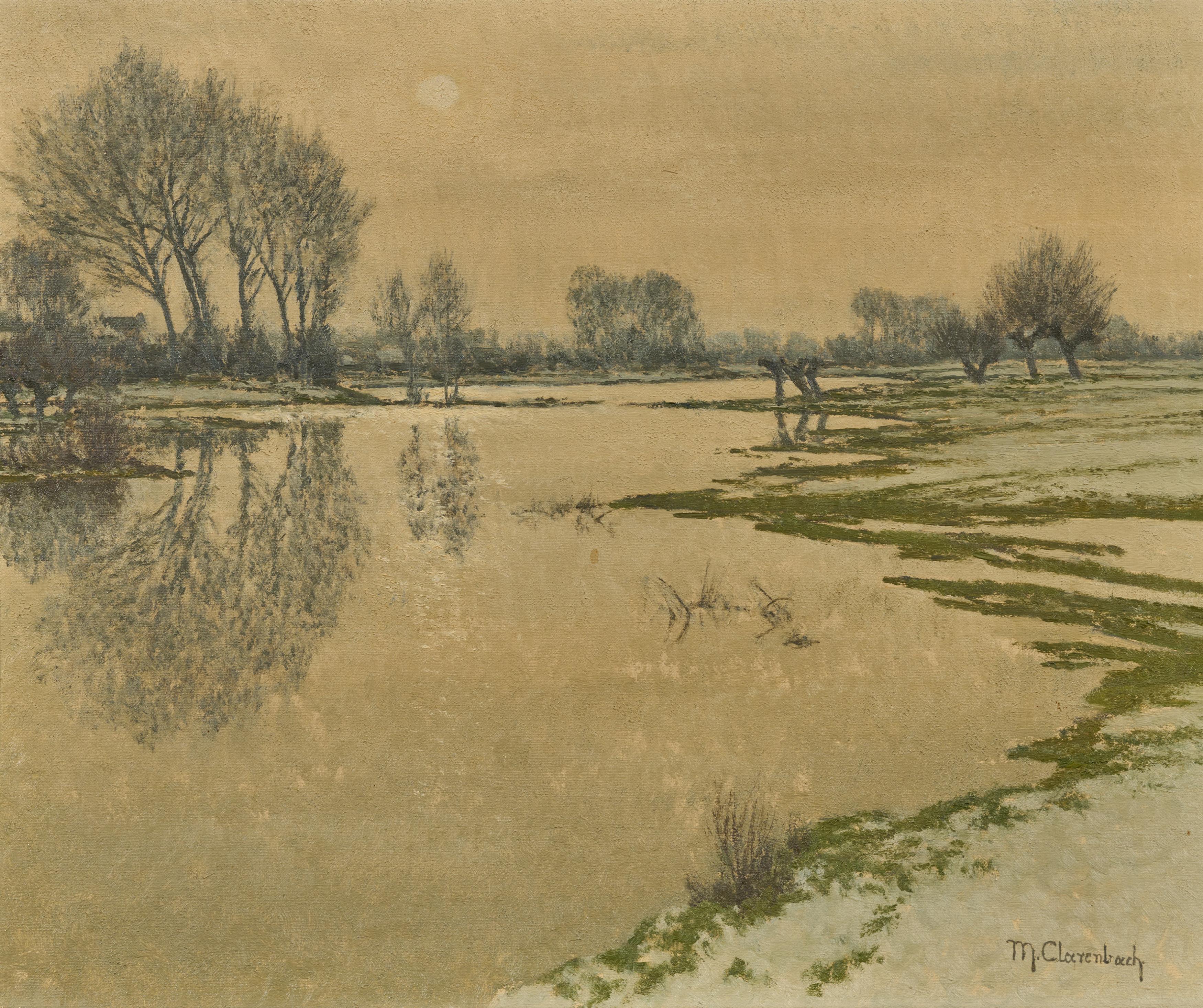 Max Clarenbach - Wintertag am Niederrhein.