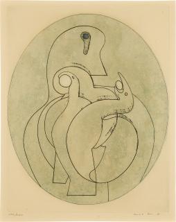 Max Ernst - A l\'interieur de la vue l\'oeuf (Spies-Lepien 38)