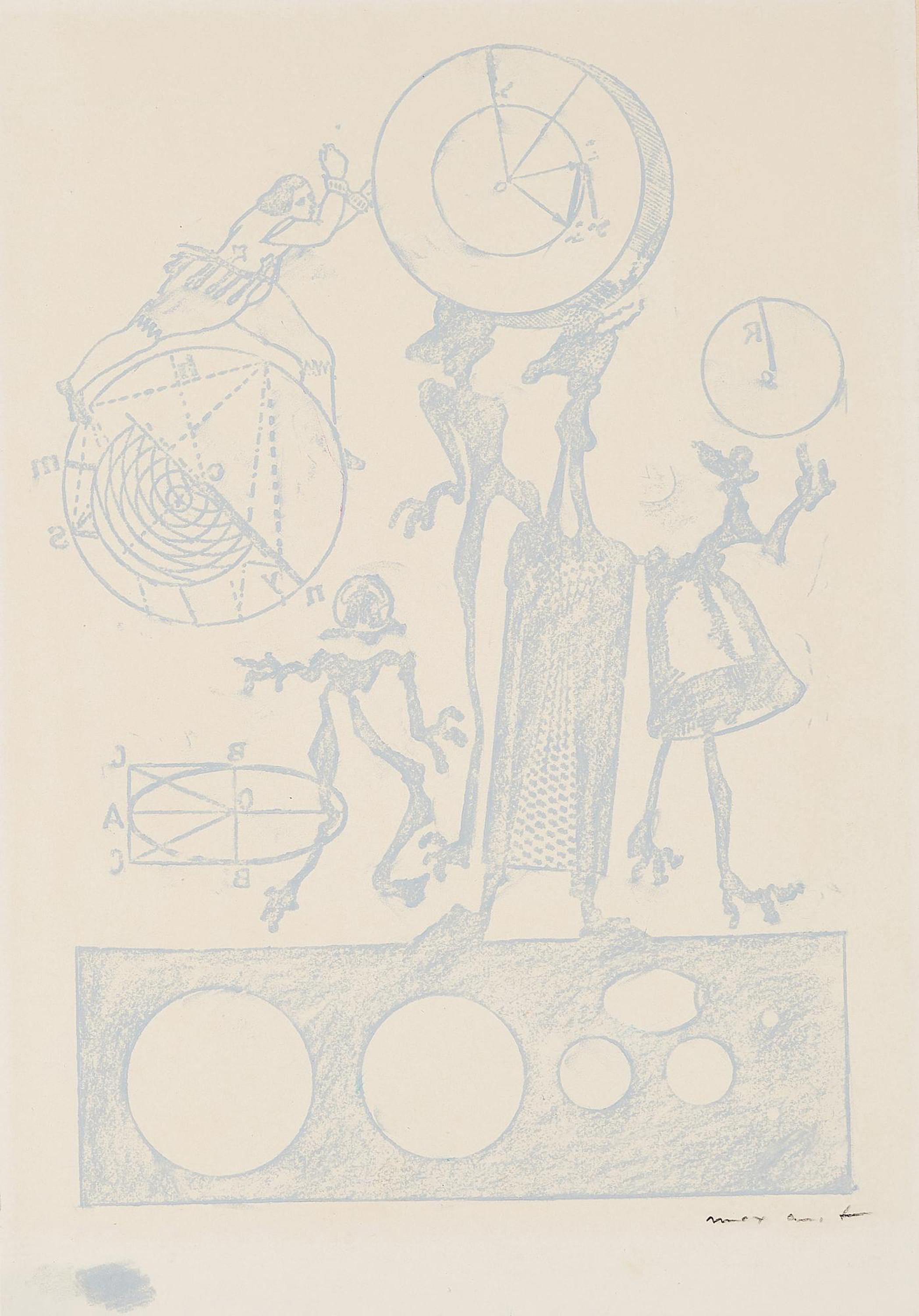 Max Ernst - Aus: Lewis Carrolls Wunderhorn.