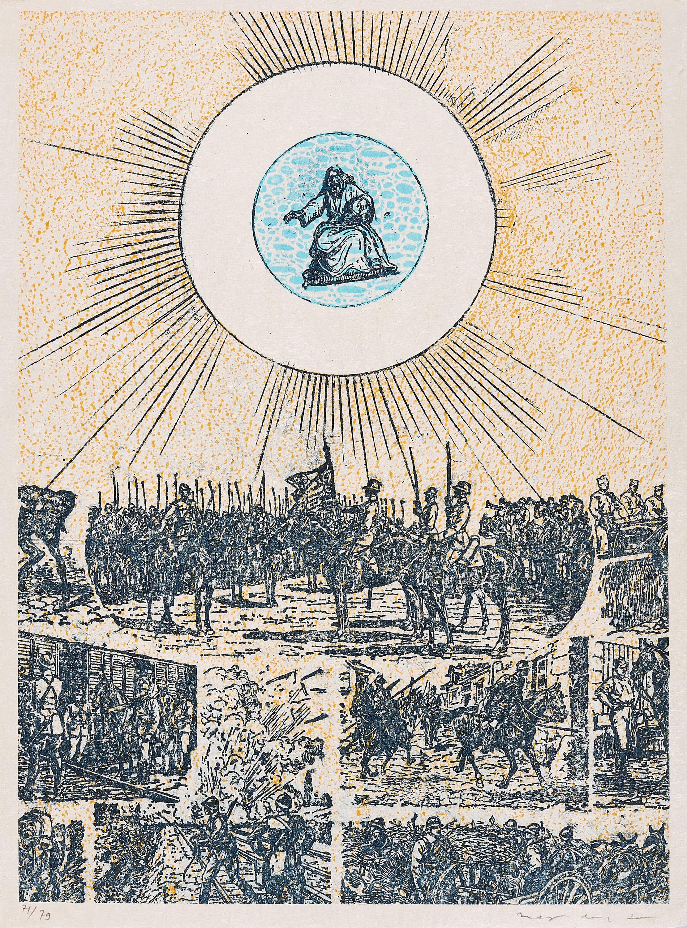 Max Ernst - Aus: Zu Georges Ribemont-Dessaignes, La ballade du soldat.