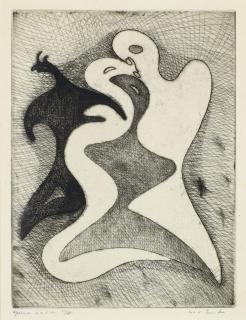 Max Ernst - Correspondances dangereuses, from Brunidor Portfolio, No.1 (Spies & Leppien 25)