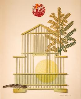 Max Ernst - Dent Prompte, With Poem By René Char