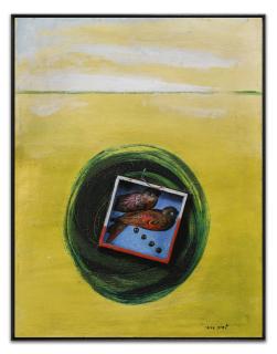 Max Ernst - Deux Hirondelles Traversant L\'Océan Dans Une Valise