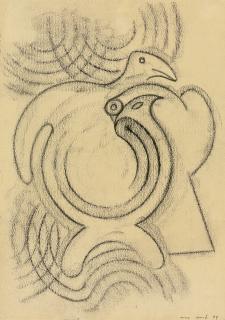 Max Ernst - Deux oiseaux