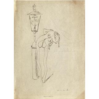 Max Ernst - Les Amoreux Au Bec De Gaz