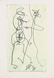 Max Ernst - Les Chiens ont Soif (Leppien 98/I and 98/IIIC)