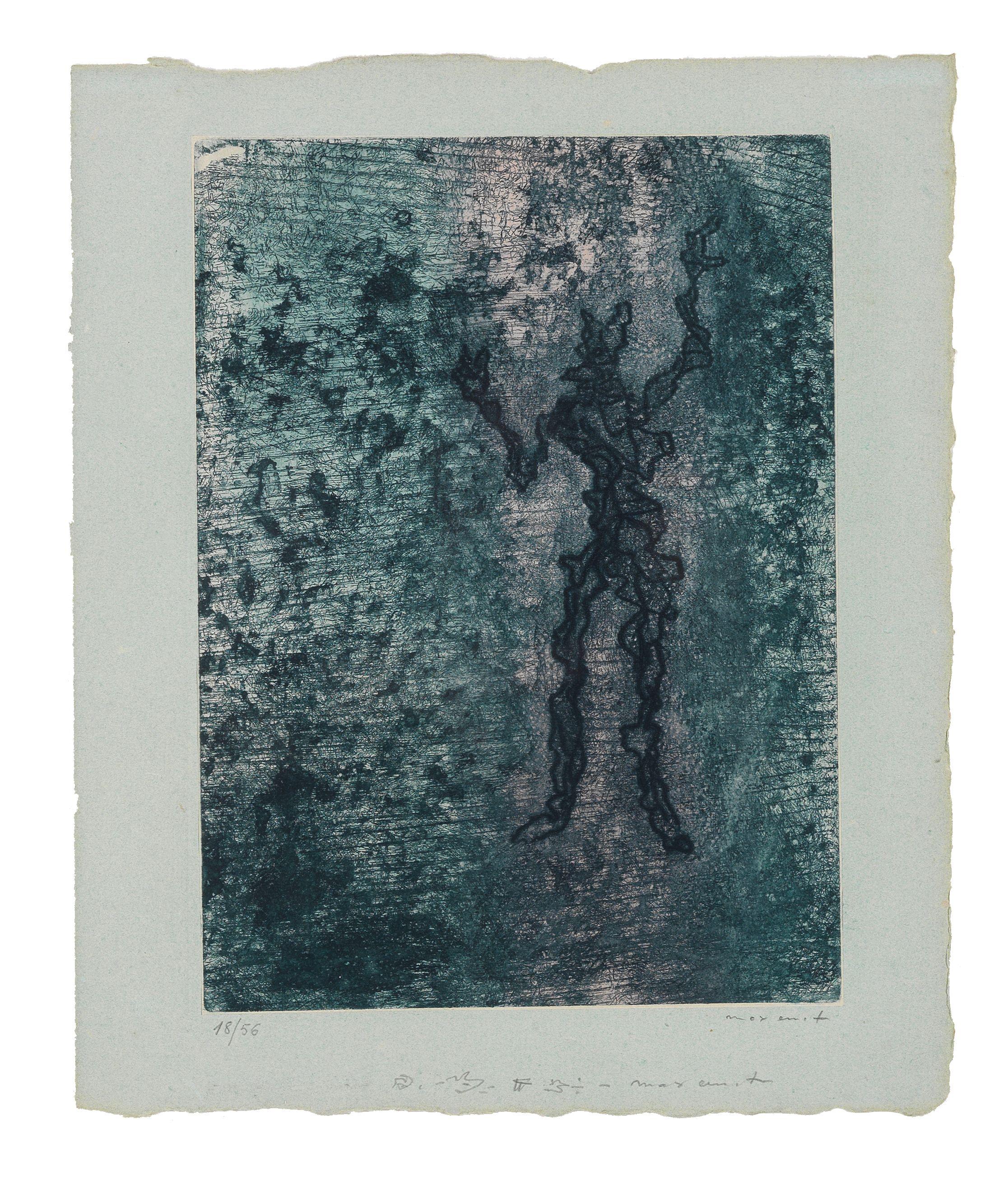 Max Ernst - Lune, From Paroles Peintes