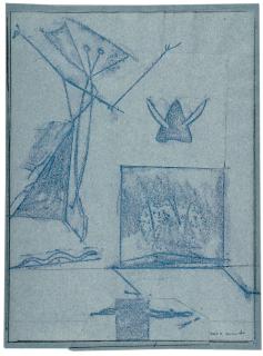 Max Ernst - Ohne Titel (Zu: Pierre Hebey, Festin).