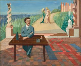 Max Ernst - Portrait d\'André Breton
