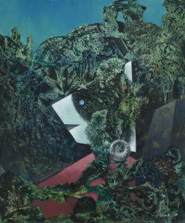 Max Ernst - Portrait D\'Une Fille Avec Boucles D\'Oreilles Mexicaines