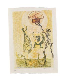 Max Ernst - Sans titre (Projet pour  La balade des soldats )