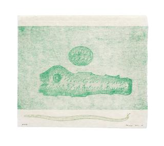 Max Ernst - Surimpression des lithos: No SL 135 XXXV + 135 XXXIII, 1970