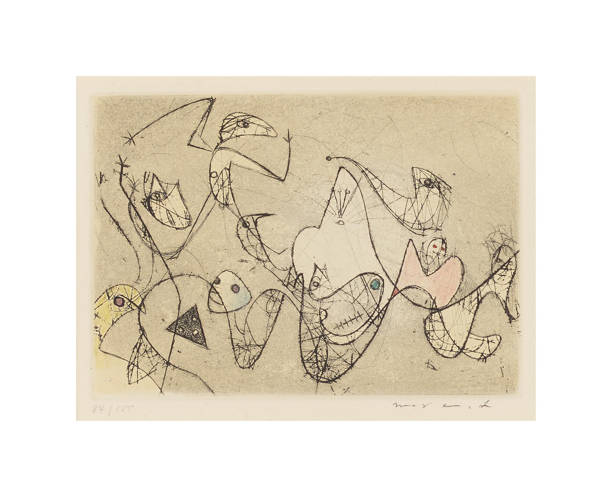 Max Ernst - Two prints by the artist