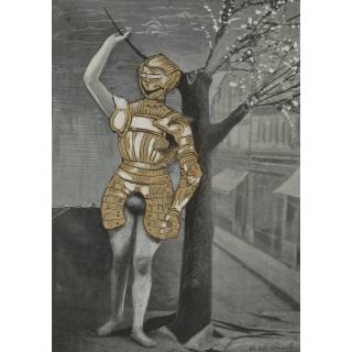 Max Ernst - Vanity Fair (The Half-Naked Knight)