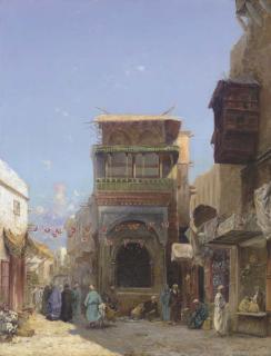 Max Friedrich Rabes - A Market Scene