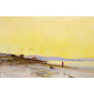 Max-Friedrich Rabes - Bords Du Nilmax Friedrich Rabes ; Banks Of The Nile ; Signed Lower Right ; Oil On Canvas