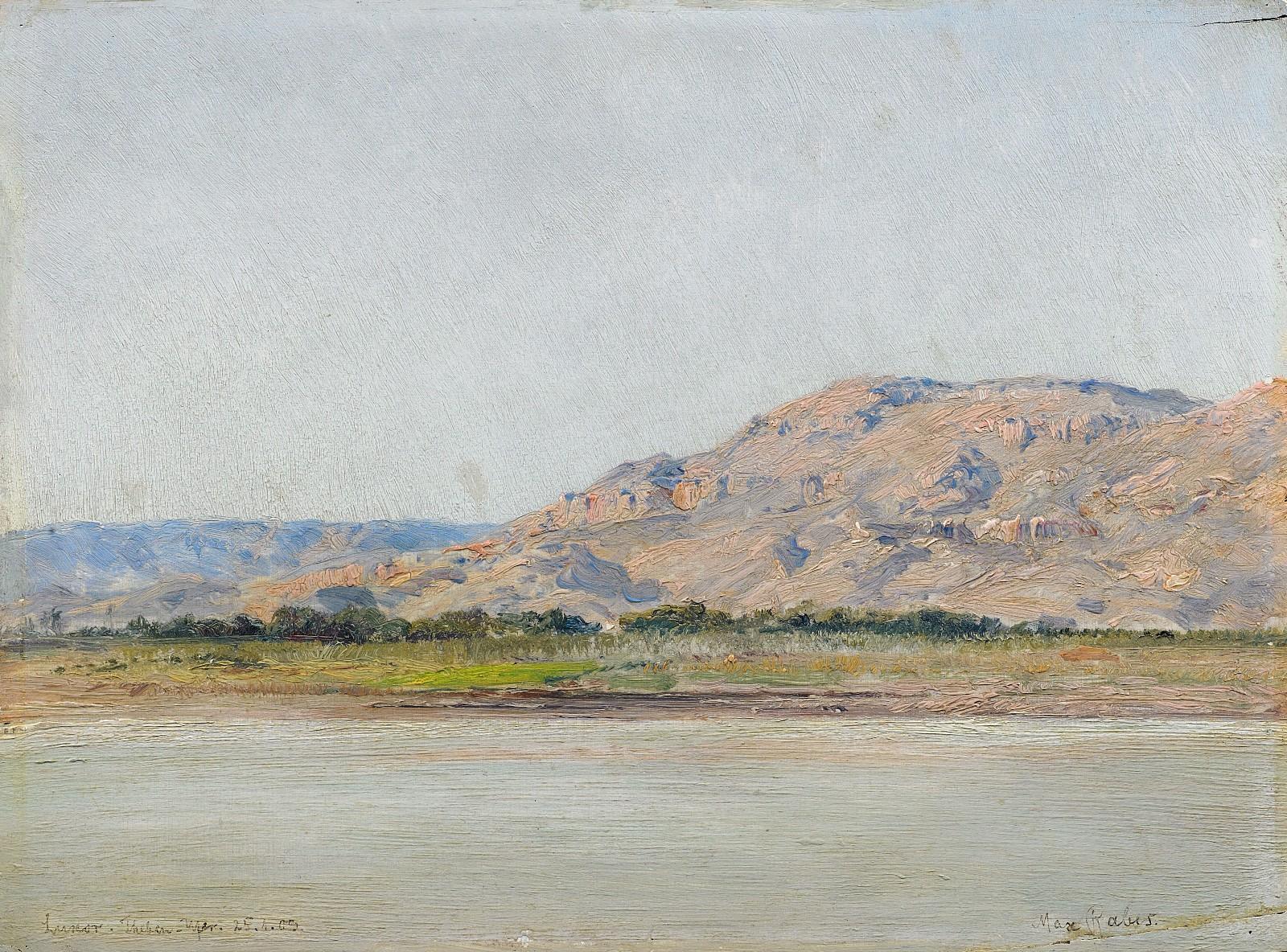 Max Friedrich Rabes - Luxor. Theben-Ufer