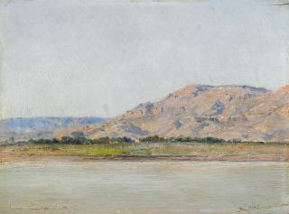 Max Friedrich Rabes - Luxor. Theben-Ufer