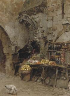 Max Friedrich Rabes - Motiv aus Jerusalem