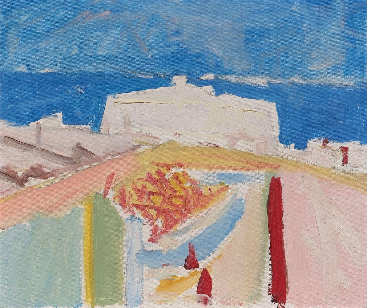 Max Gubler - Landschaft Lipari. 1956.