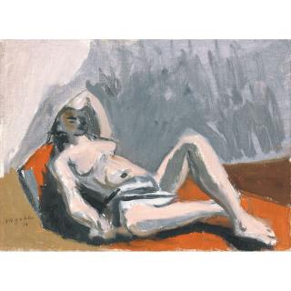 Max Gubler - Liegender Akt, 1931 Lying Nude, 1931