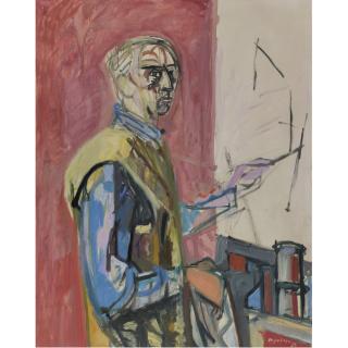 Max Gubler - Selbstbildnis, 1956 Self Portrait, 1956
