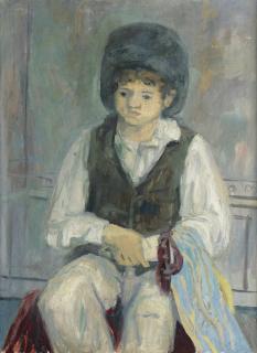 Max Gubler - Sizilianischer Schauspieler Mit Hut, 1928 - Recto Sitzende Frau Mit Aufgestütztem Kopf, 1928 - Verso Sicilian Actor With Hat, 1928 - Recto Sitting Woman Resting Her Head On Her Hand, 1928 - Verso