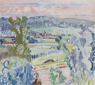 Max Gubler - Sommerlandschaft, 1941