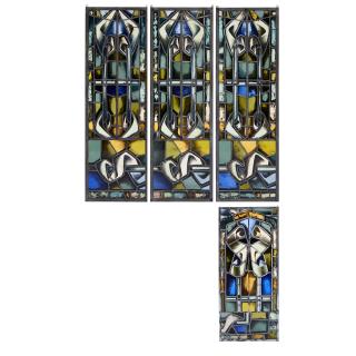 Max Ingrand - Group of Four Windows