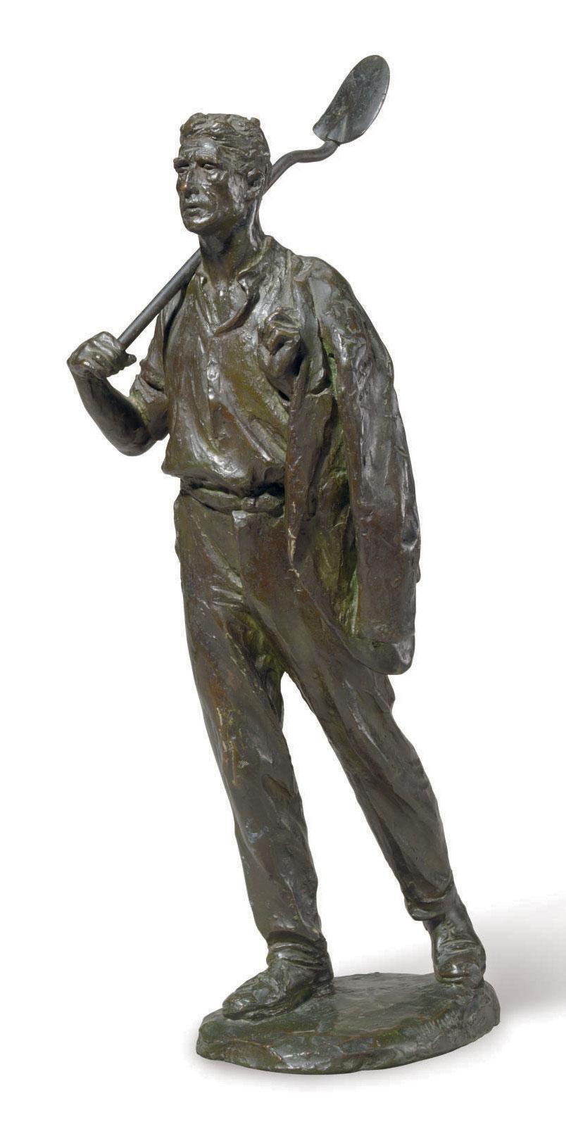 Max Kalish - Laborer with Shovel and Coat