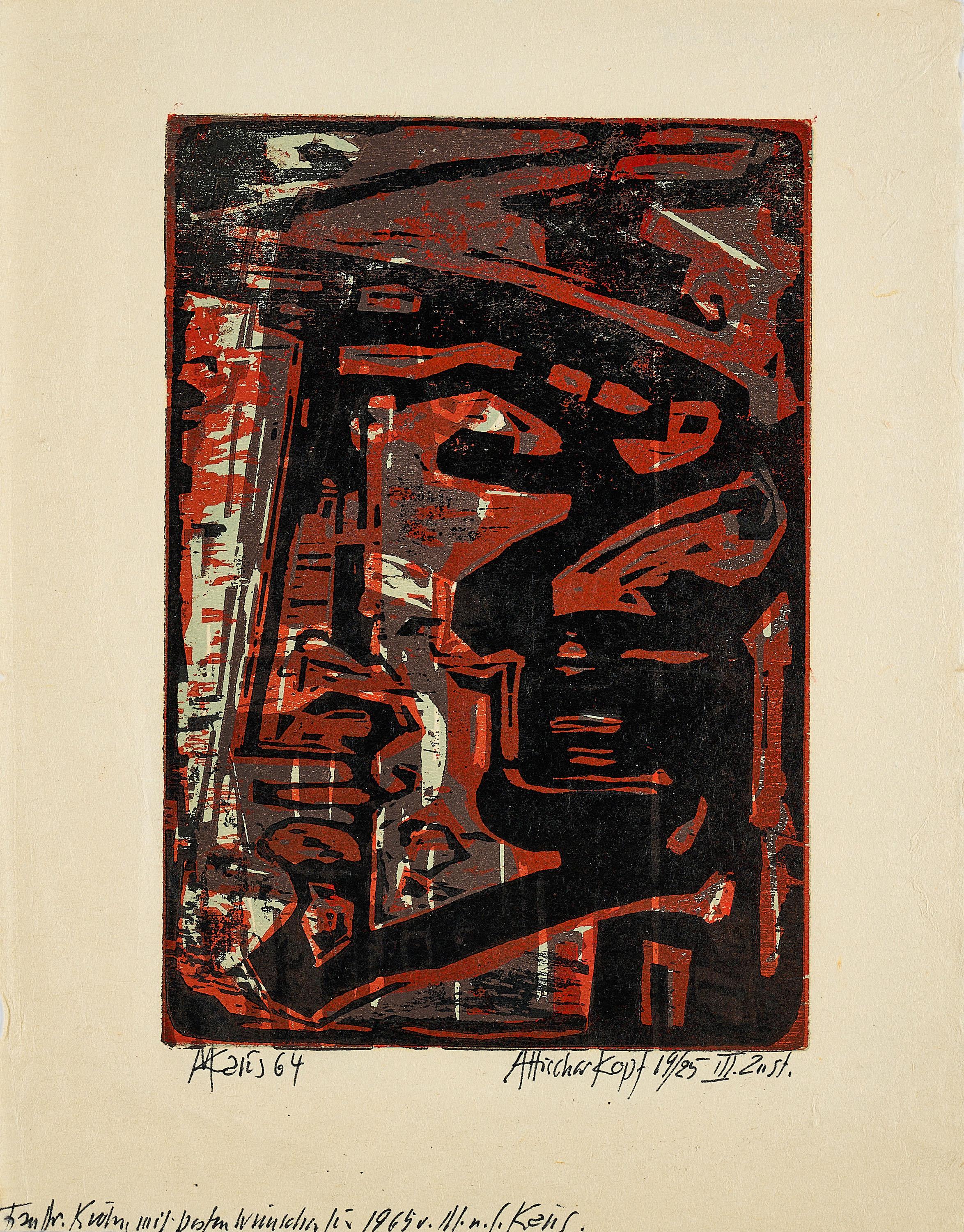 Max Kaus - Attischer Kopf.