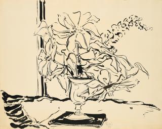 Max Kaus - Blumenstillleben.