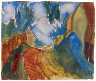 Max Kaus - Feldweg bei Lauterbach auf Rügen.