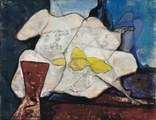 Max Kaus - Stillleben mit Zitronen.