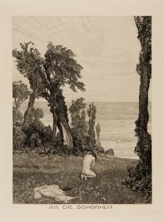 Max Klinger - 2 Bll. aus der Folge: Vom Tode Zweiter Teil, Opus XIII.