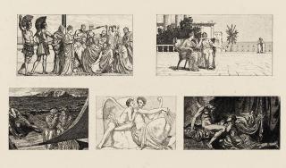 Max Klinger - Amor und Psyche, Opus Va & Vb (Singer 64-109)