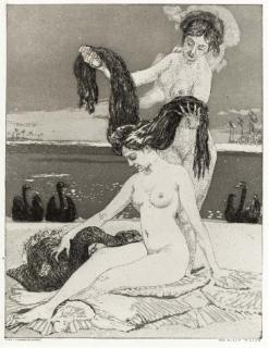 Max Klinger - Das Zelt, Part I and II, Amsler & Ruthardt, Berlin, 1916 (Beyer 382-383)