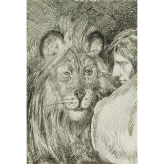 Max Klinger - German Daniel In The Lion\'S Den