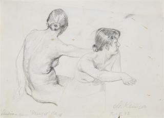 Max Klinger - Studien zum Menzel-Festblatt