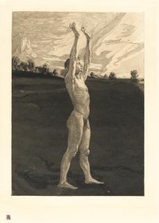 Max Klinger - „Und doch“, Bl. 8 aus der Folge: Vom Tode zweiter Teil (Opus XIII)