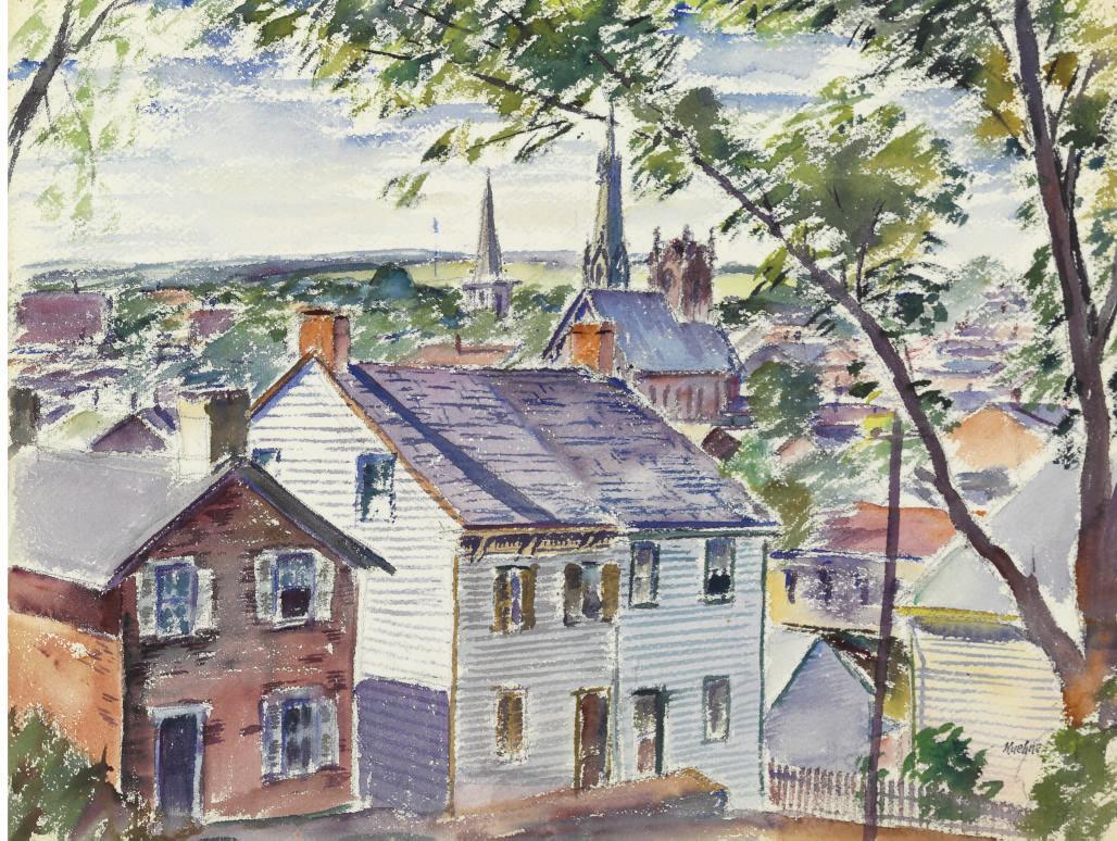 Max Kuehne - View of Lambertville, New Jersey