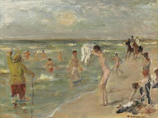 Max Liebermann - Badende Knaben, Jungen in Zandvoort